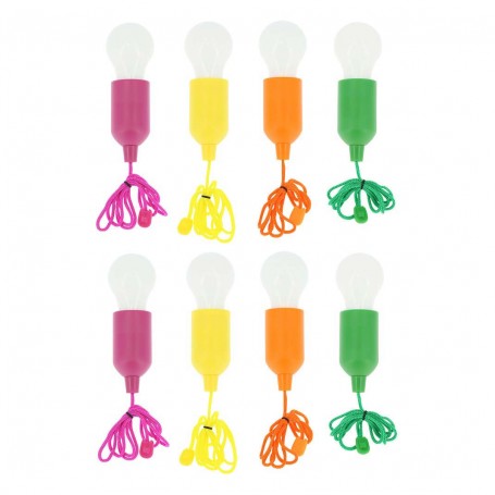 HANDY LUX - Set de 8 Ampoules colorées