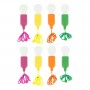 HANDY LUX - Set de 8 Ampoules colorées